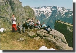 1999 Einklettern auf der «Mettmer» alp