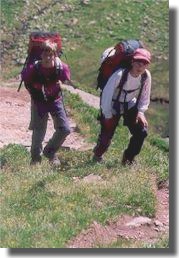 1999 Sommerlager «Badus», aufstieg